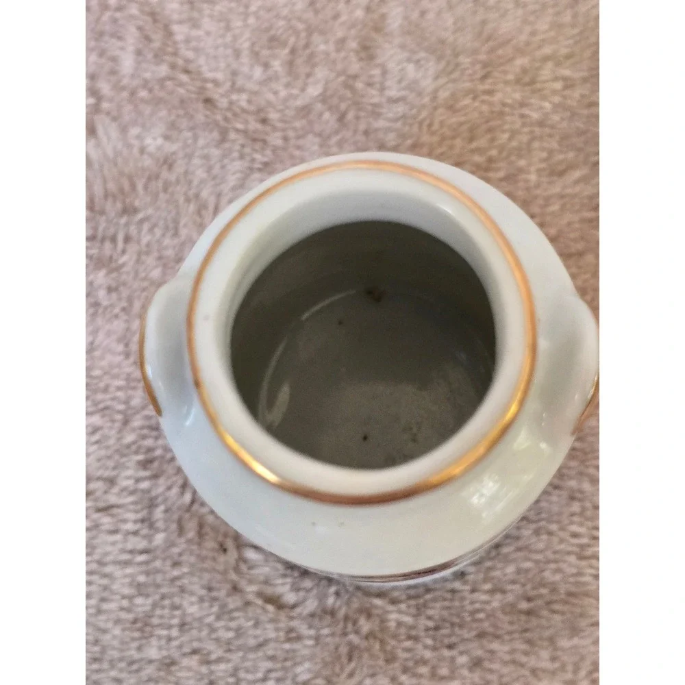 Vintage 1976 Petticoats & Pantaloons Ceramic Miniature Milk Can Toothpick Holder